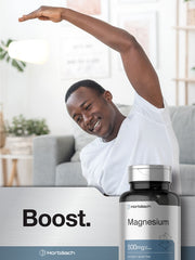 Horbäach Magnesium 500mg 180 Caplets - Label
