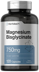 Horbäach Magnesium Bisglycinate 750mg 120-capsule bottle main image