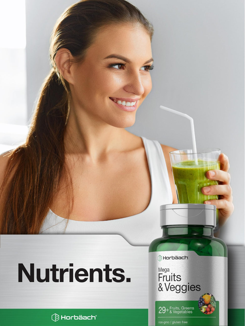 Product label showing ingredients and nutrition facts