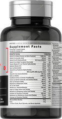 Close-up of 60 caplets on the Horbaach bottle
