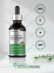 Gluten-free label on Horbäach Milk Thistle Liquid Extract
