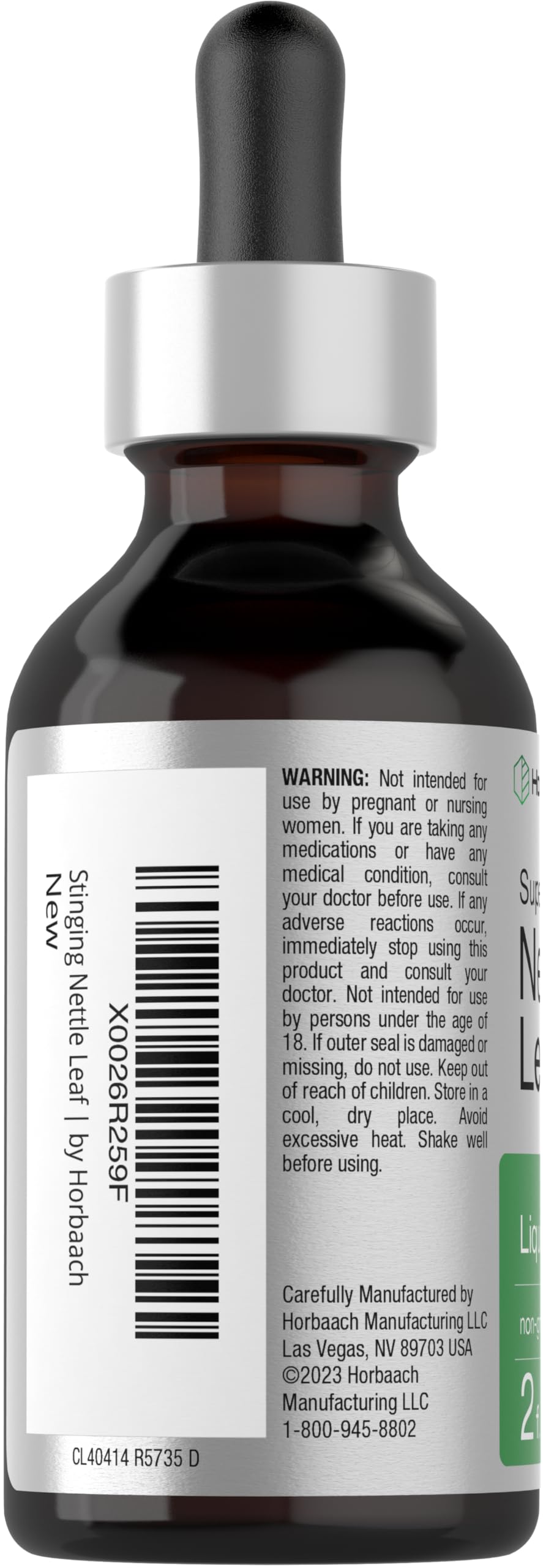 Nettle Leaf Extract Drops bottle close-up