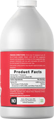 Horbaach Norwegian Salmon Oil for Dogs 64oz label close-up