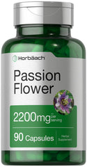 Horbäach Passion Flower Capsules bottle front - 2200mg, 90 count