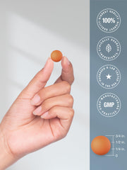 Serving suggestion image for Horbaach Potassium Magnesium Gummies Peach Strawberry