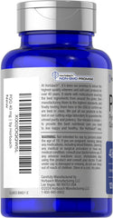 Nutrition facts and label close-up for Horbaach PQQ 40 mg