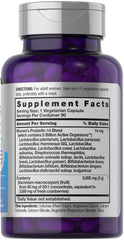 Back view of Horbäach Probiotic for Women with Cranberry bottle showing label