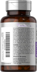 Horbaach Probiotic bottle back label with supplement facts