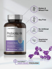 Vegetarian probiotic supplement packaging