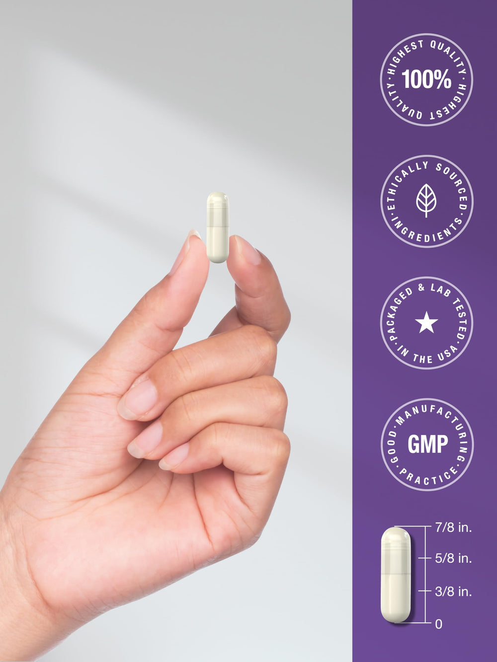Lifestyle image of adults taking probiotic supplement