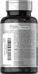 Side view of Horbaach Quercetin 1000mg with Zinc bottle