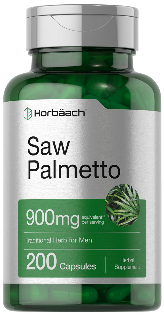 Bottle of Horbaach Saw Palmetto Extract 900mg