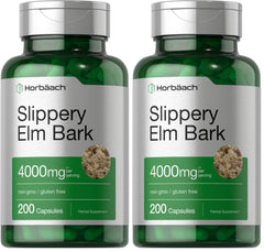 Horbäach Slippery Elm Bark Capsules bottle front