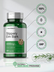 Ingredients listing for Horbaach Slippery Elm Bark Capsules
