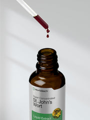 Supplement facts panel for Horbäach St. John's Wort Tincture