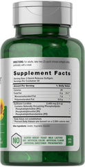 Close-up of Horbäach sunflower lecithin softgel capsules