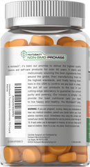 Front of packaging showing turmeric curcumin symbols