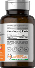 Berry-flavored Vitamin B12 Sublingual 1000 mcg tablets close-up