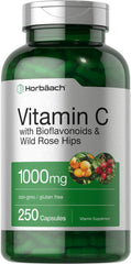 Horbäach Vitamin C 1000mg 250 capsules bottle