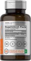 Close-up of bottle label showing 100 mcg MK-7 and 5,000 IU D3