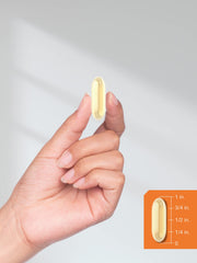 Non-GMO and gluten-free labeling on Horbaach Vitamin E bottle