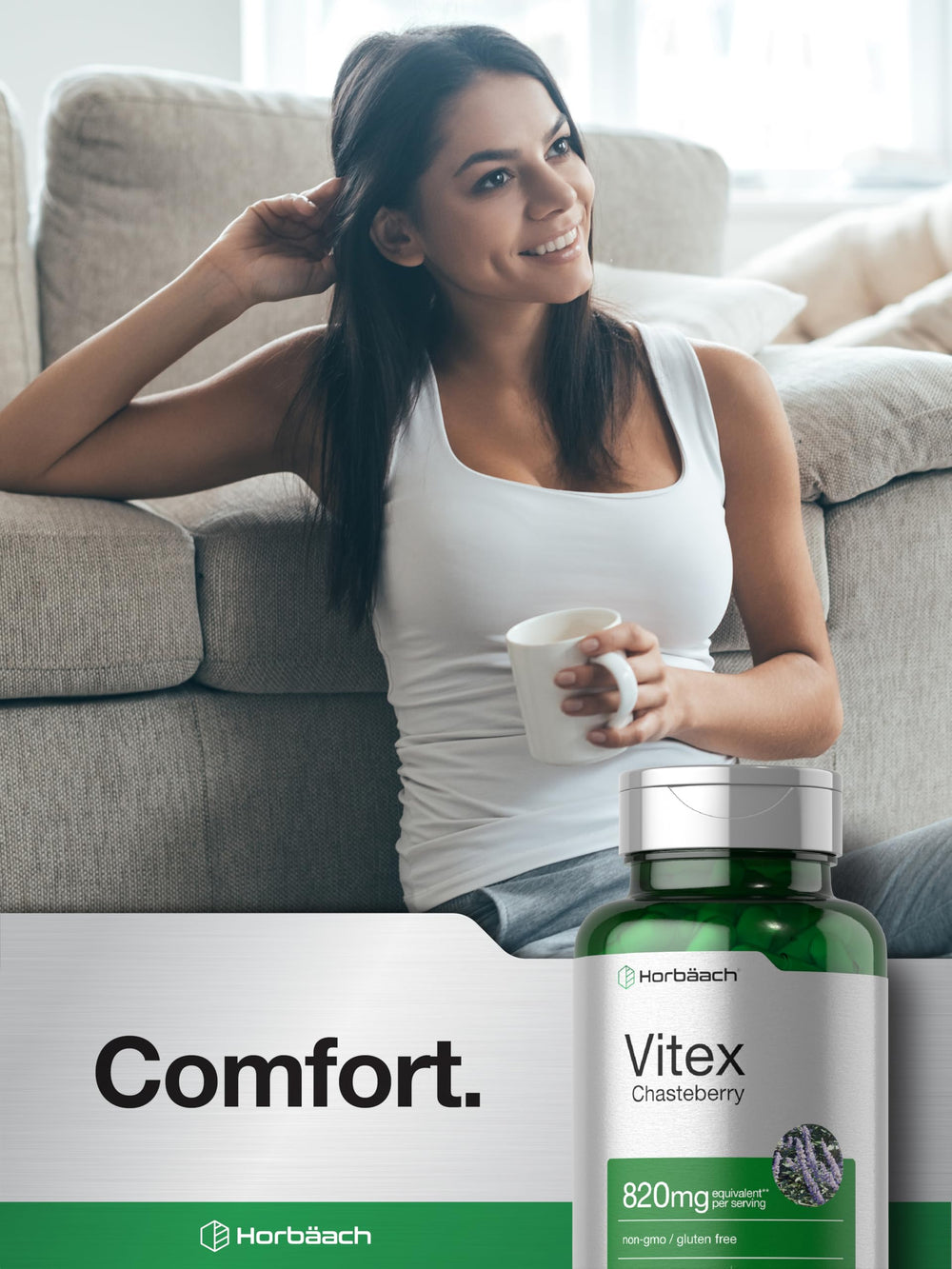 Quality and purity emphasis on Horbäach Vitex Berry bottle