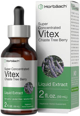 Horbäach Vitex Berry Chasteberry Extract Tincture bottle with label (2 fl oz)
