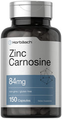 Horbäach Zinc Carnosine supplement bottle with label