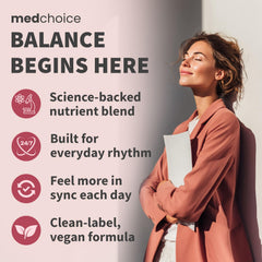 Capsules emphasizing hormone balance for women