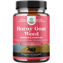 Bottle of Horny Goat Weed Women Complex - 90 Count
