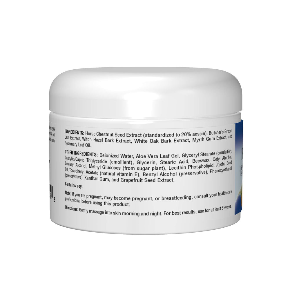 Horse chestnut cream jar packaging and label
