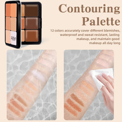 HOSAILY palette close-up highlights creamy texture and easy buildable coverage