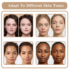 HOSAILY long-wear waterproof concealer palette demonstrates durable all-day makeup