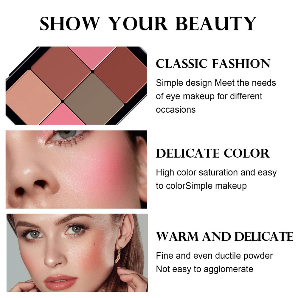 Hosaily makeup palette tips and color mixing illustrate easy customization