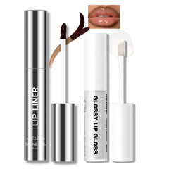 HOSAILY peel-off lip liner brown defines lips with long-lasting color