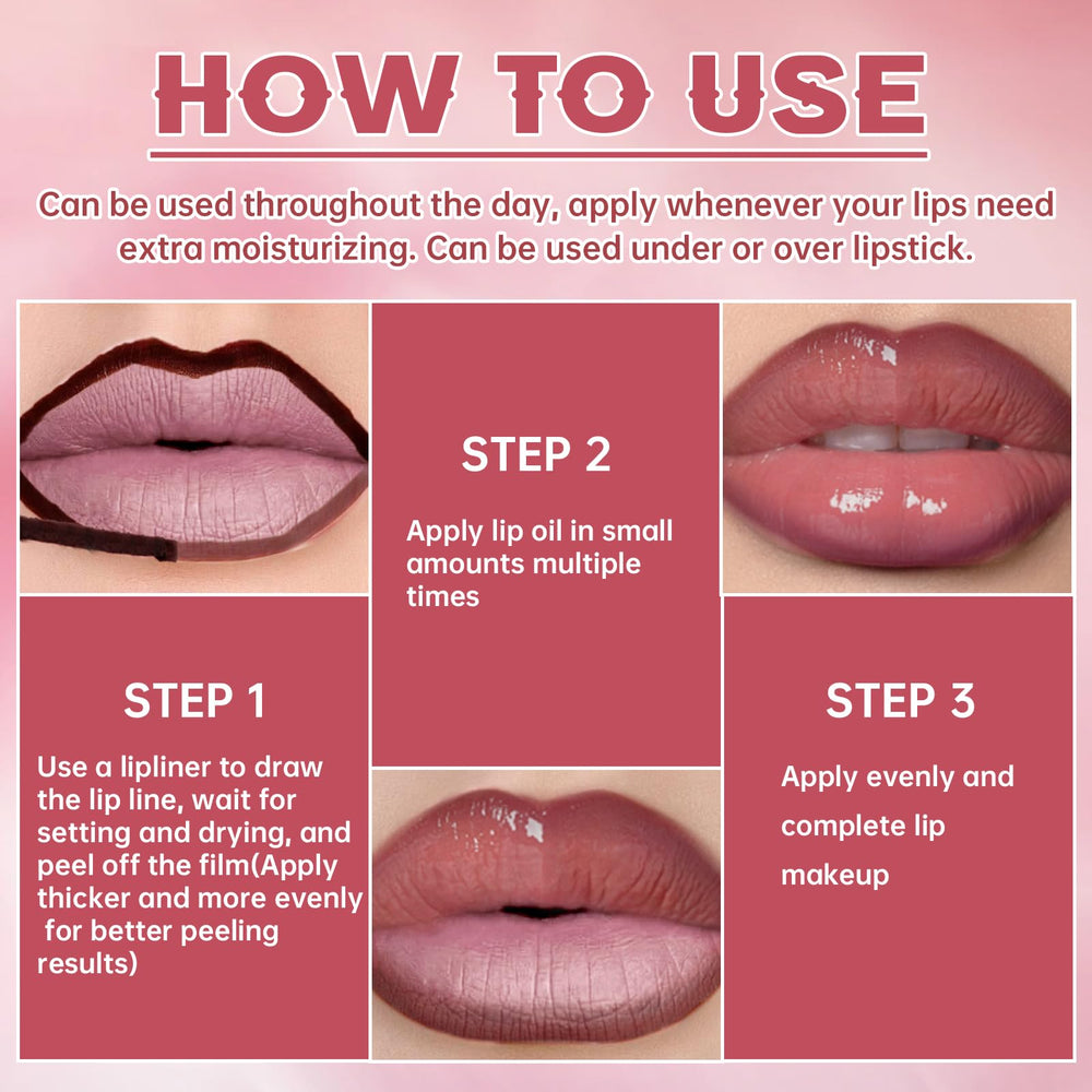 HOSAILY vegan cruelty-free lip set provides color with care