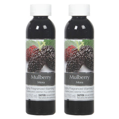 Hosley Mulberry Warming Oils set of 2 (5 oz each) with fruity mulberry scent for weddings, spa, Reiki, and meditation.