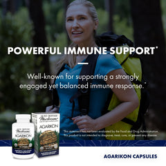 Host Defense Agarikon capsules close-up of individual capsules