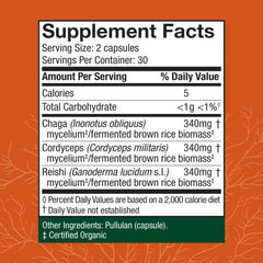 Close-up of Host Defense Breathe bottle showing label and capsules