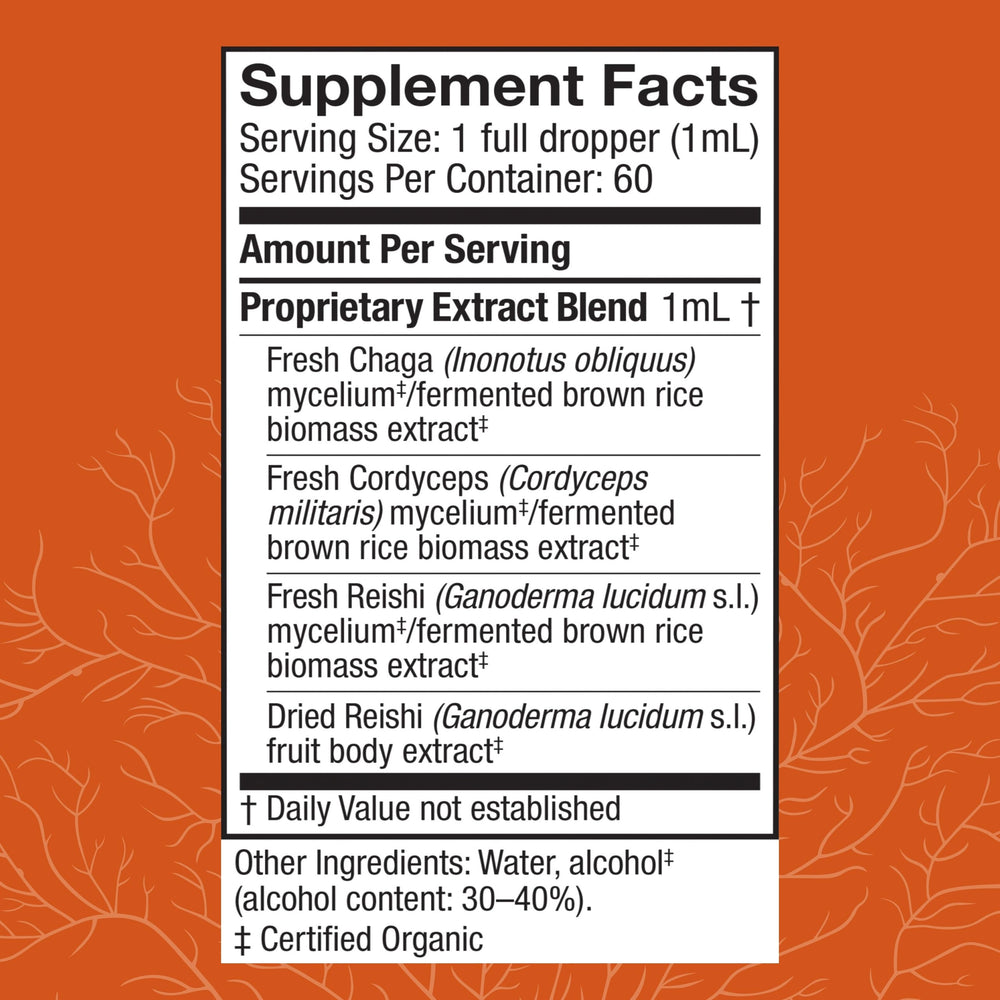 Label highlighting Immune & Respiratory Support