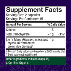 Lion's Mane capsules for focus and memory