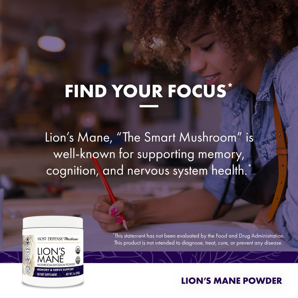 Ingredients: organic mushroom mycelium and brown rice substrate