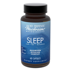Host Defense MycoBenefits Sleep Capsules bottle with label
