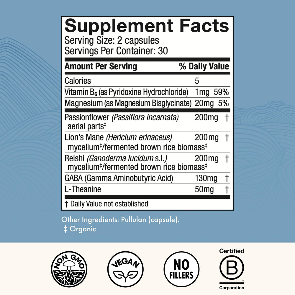 Serving suggestion showing 60 capsules per bottle