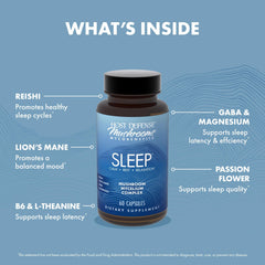 Packaging and branding for MycoBenefits Sleep Capsules