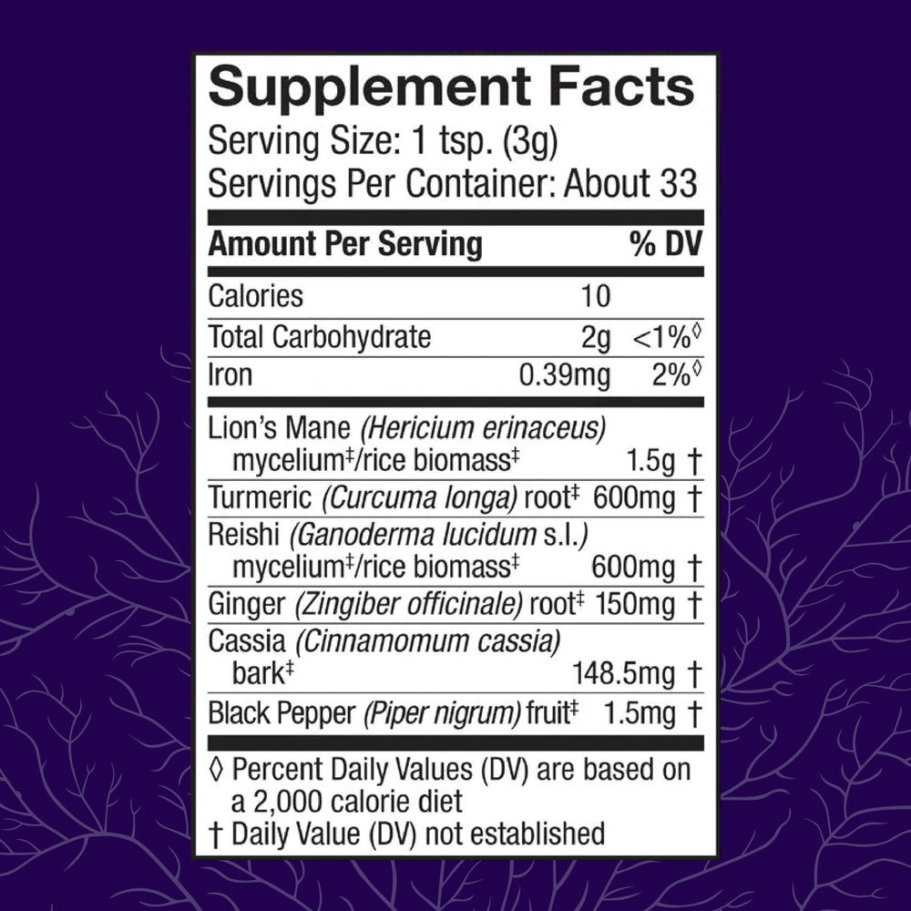 Container jar of Host Defense Brain & Body Powder