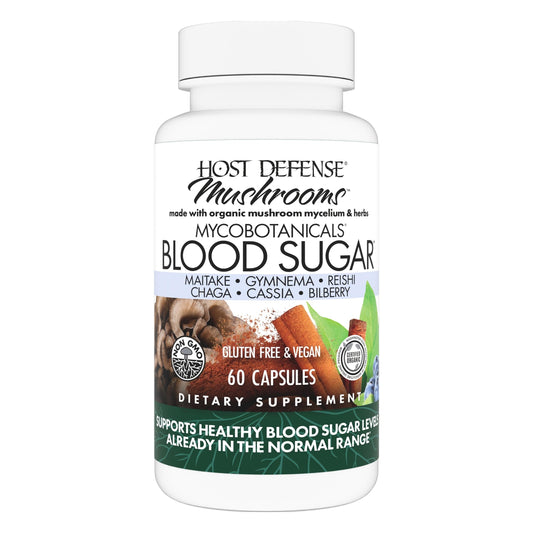 Host Defense MycoBotanicals Capsules bottle front view