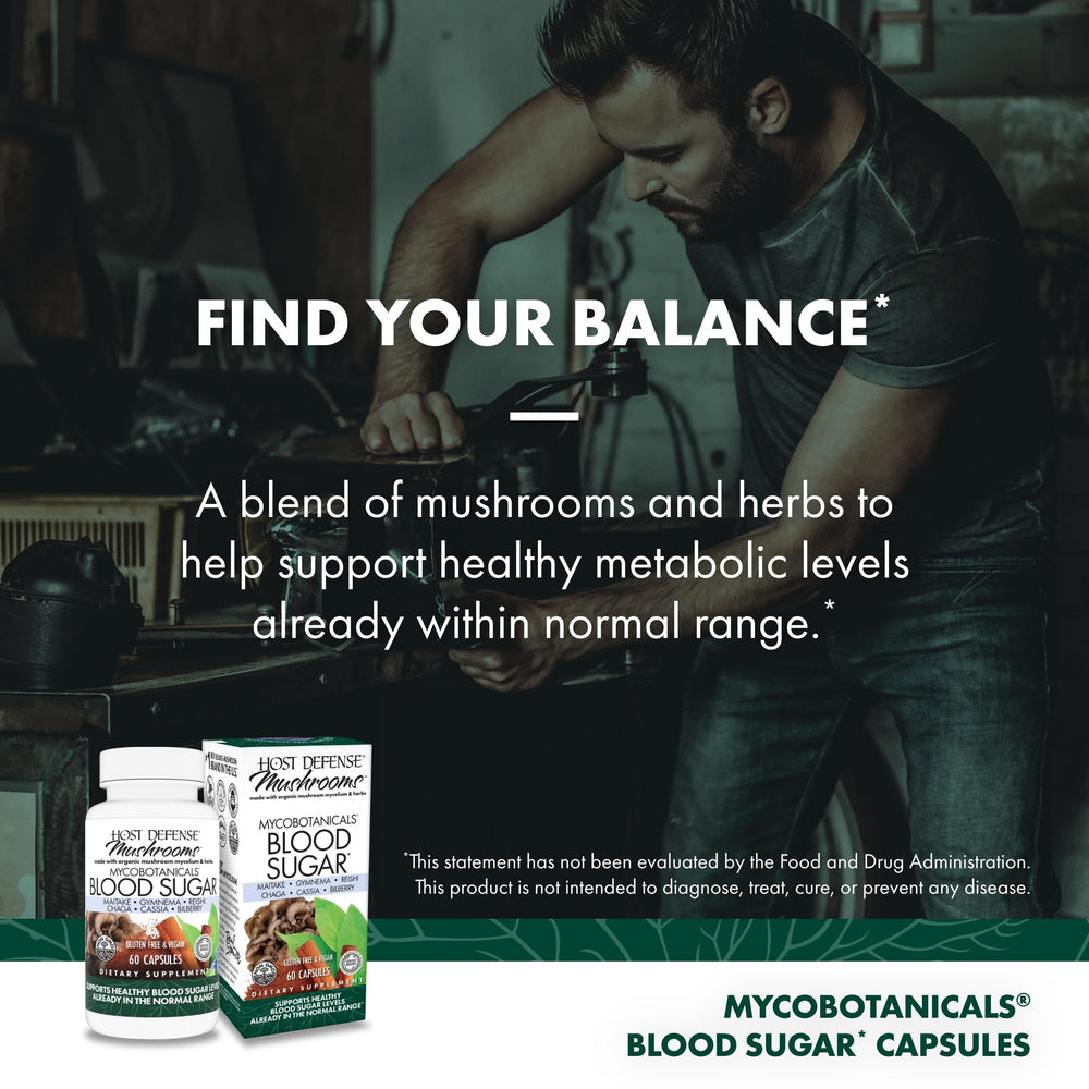 USA-grown organic mushroom mycelium product illustration