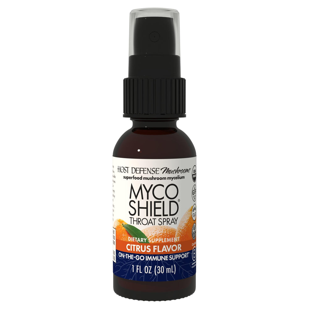 Host Defense MycoShield Throat Spray bottle