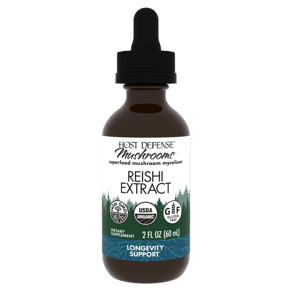 Host Defense Reishi Extract bottle with label